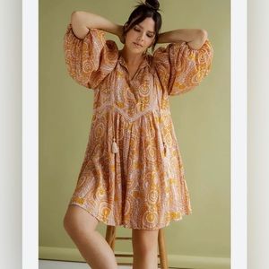 Anthropologie Agathe Lace Mini Dress